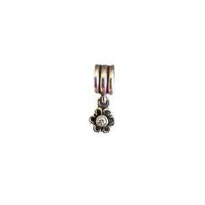 Pandora Silver Daisy Openwork Cubic Zirconia Dangle Charm